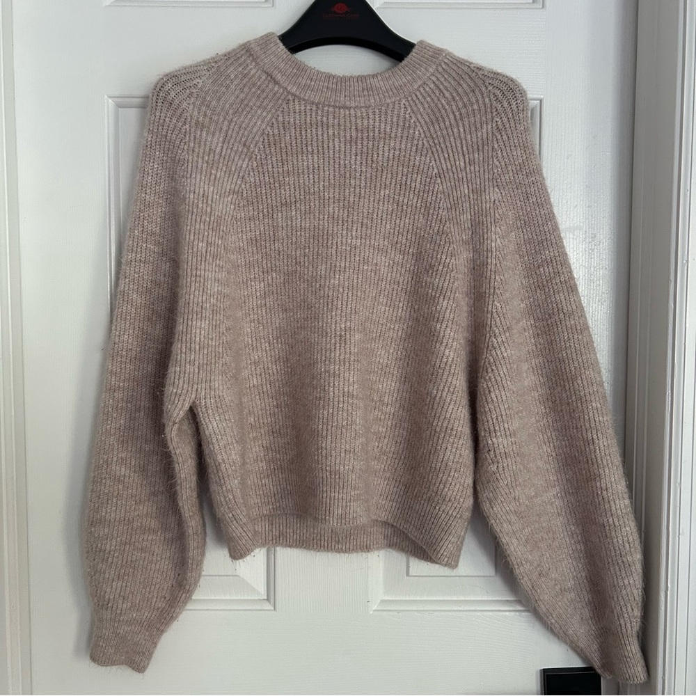 ASOS Soft Taupe Crew Neck Sweater size 2